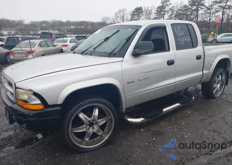 2002 Dodge Dakota Sport z USA, uszkodzony, nr VIN 1B7HG38N22S656885